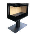 Salamandra a Lenha Eco Stand Panorâmico 80X60 c/pé - Albicalor